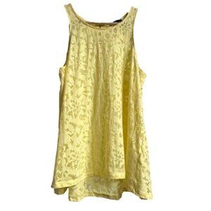 H&M Yellow Tank Top Lightweight Summer - Medium